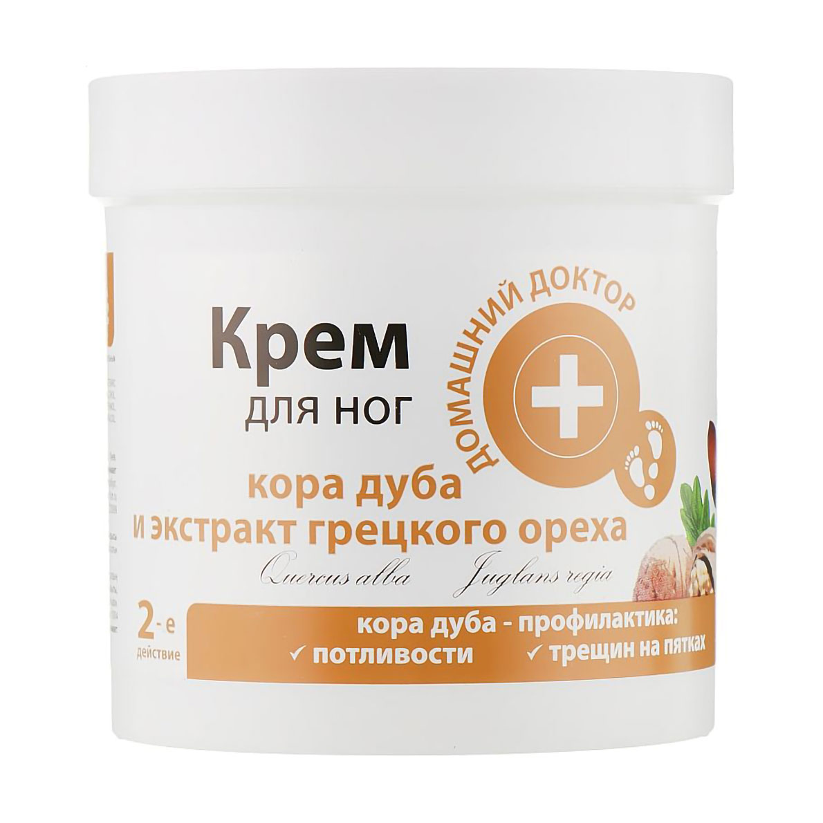 Крем для ніг The Doctor Кора дуба та екстрактом волоських горіхів, 250 мл